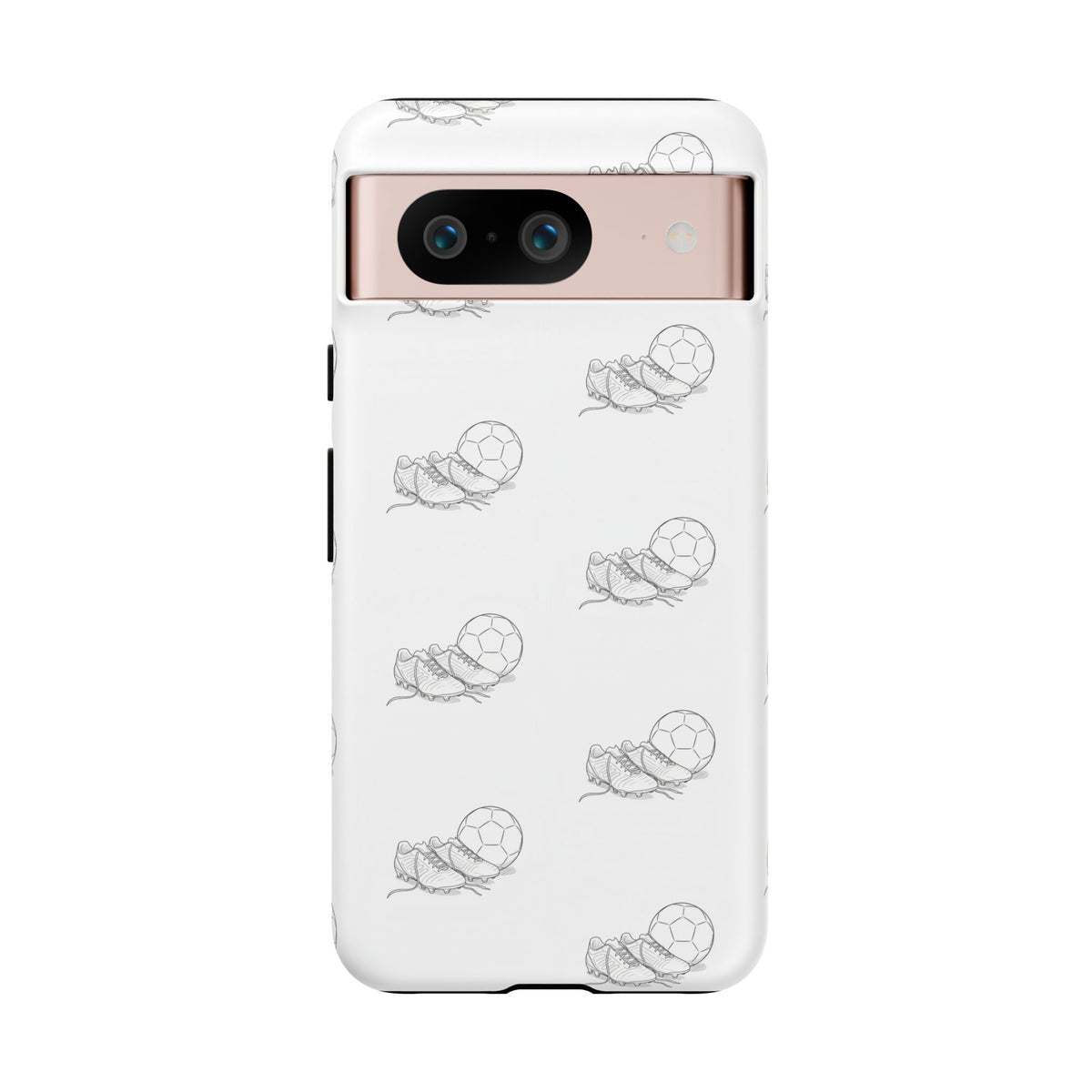 Phone Case, Football Boots & Ball Pattern, Tough Cases — Sports Phone Case