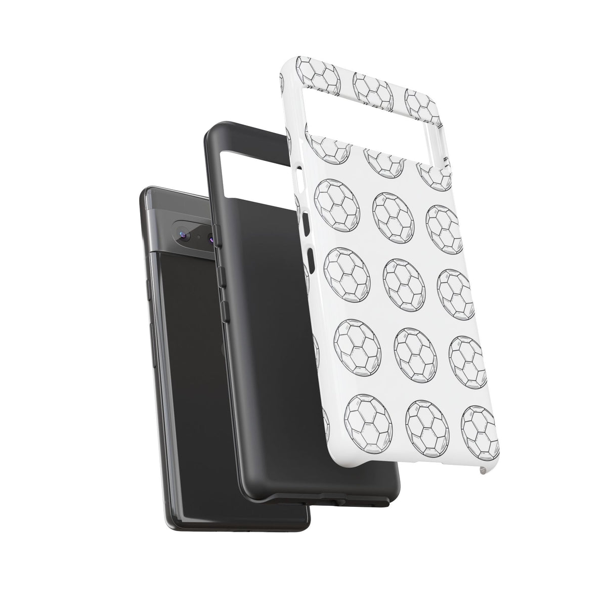 Phone Case, Football Minimalist Football Repeat Design, Tough Case