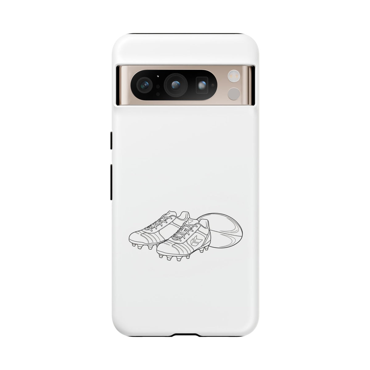 Phone Case, Rugby Ball & Boots Sketch, Tough Case