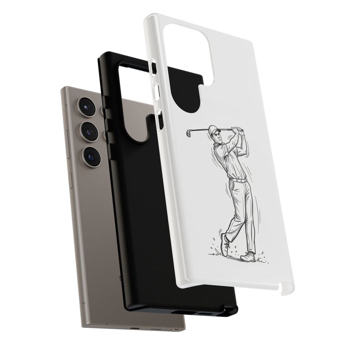 Phone Case, Golf Long Drive Design, Tough Case
