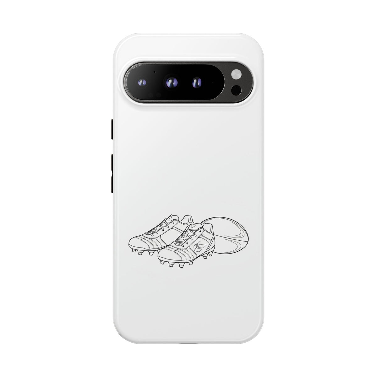 Phone Case, Rugby Ball & Boots Sketch, Tough Case