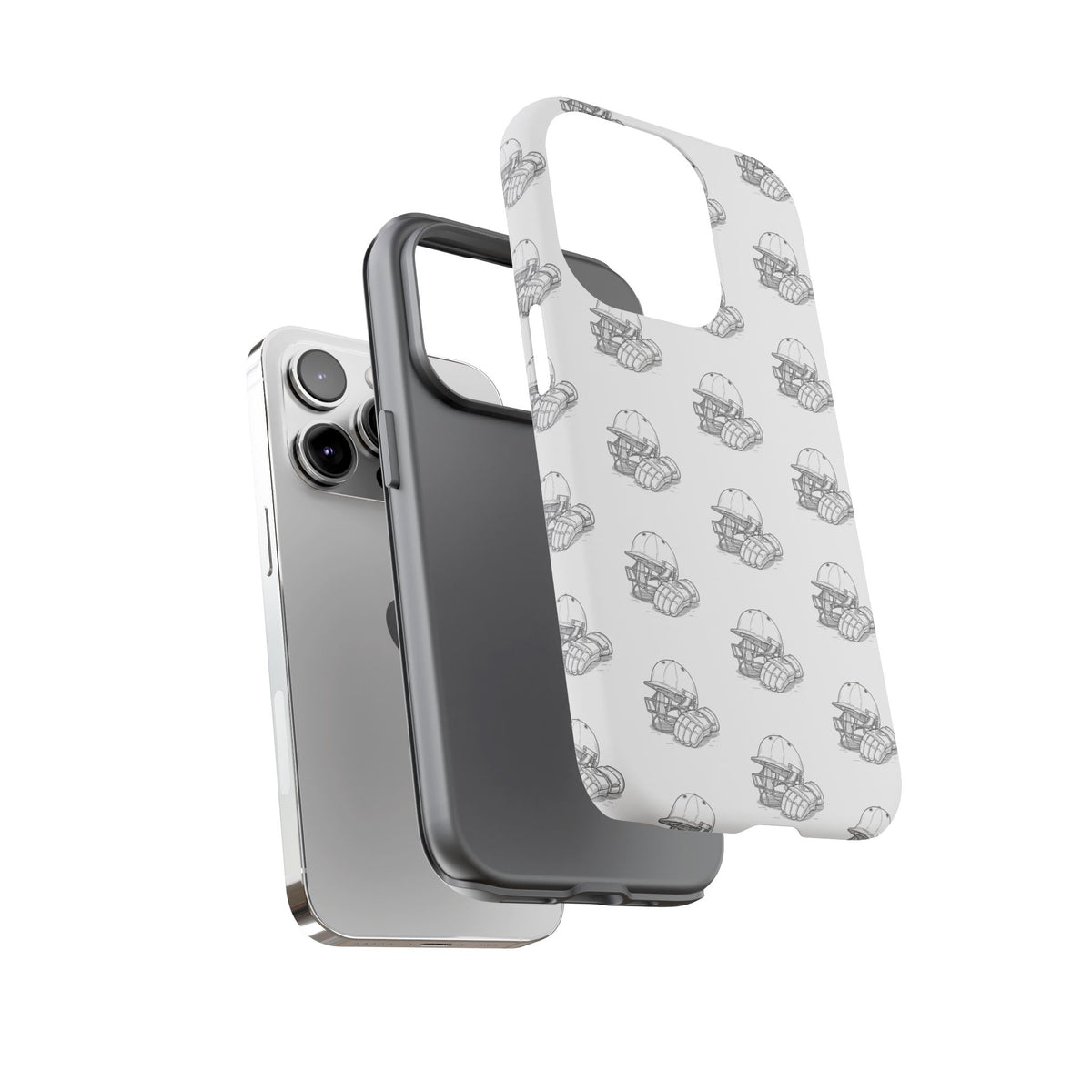Phone Case Cricket Gear Repeat Pattern,Tough Case