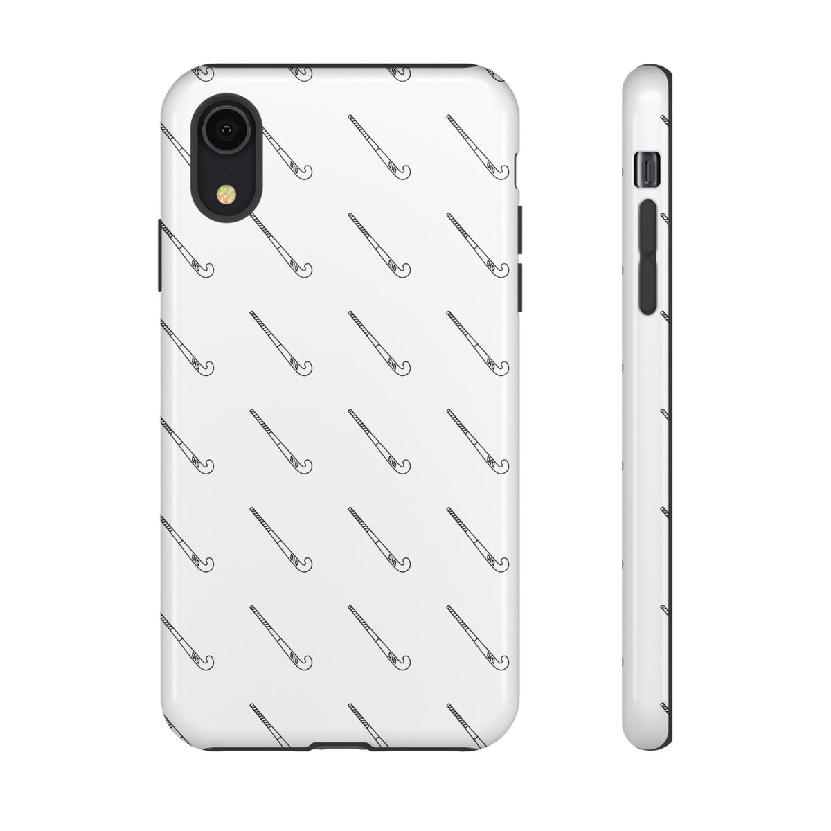 Phone Case, Hockey Stick Pattern, Tough Cases