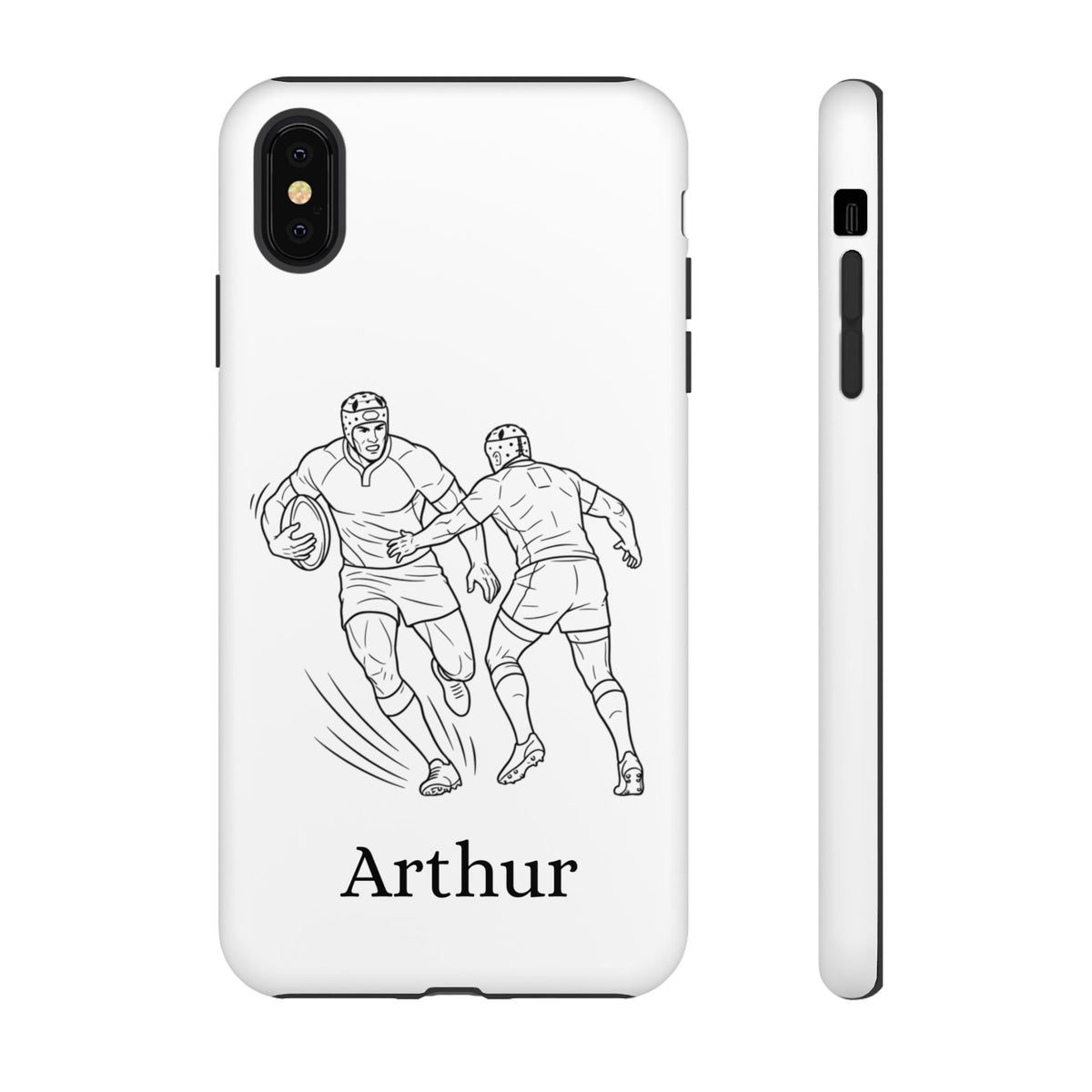 Personalised Phone Case, Rugby sidestep, Tough Case,  Custom Name