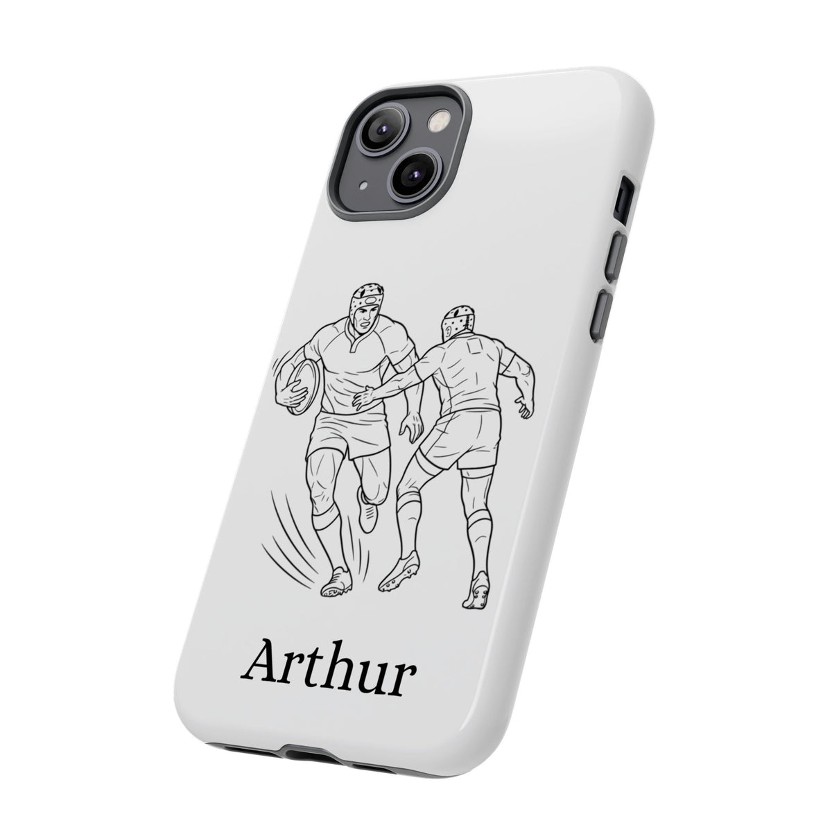 Personalised Phone Case, Rugby sidestep, Tough Case,  Custom Name