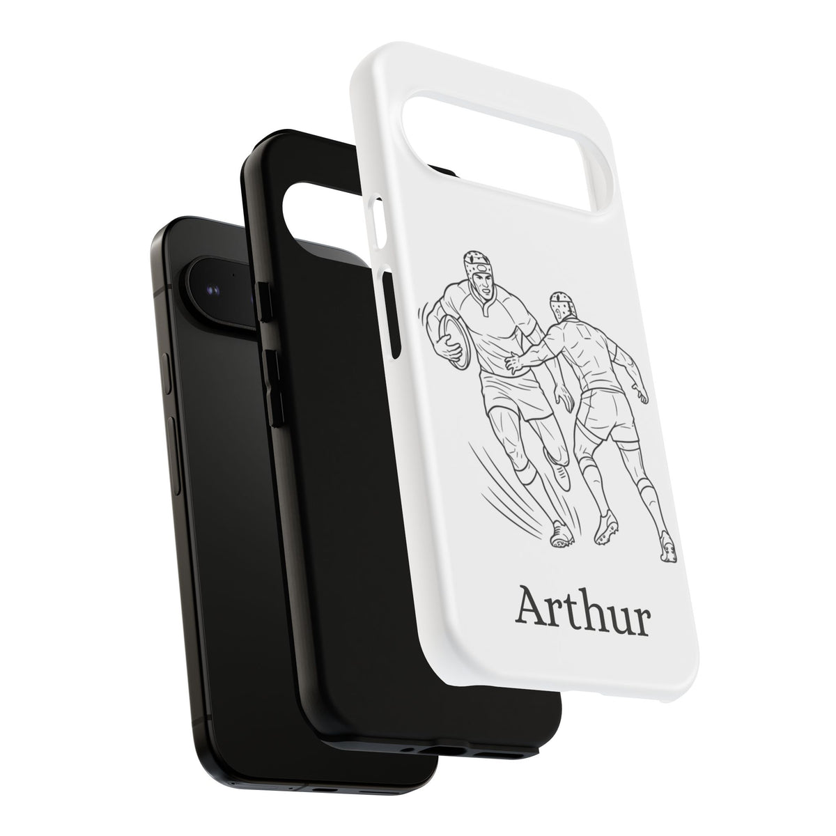 Personalised Phone Case, Rugby sidestep, Tough Case,  Custom Name