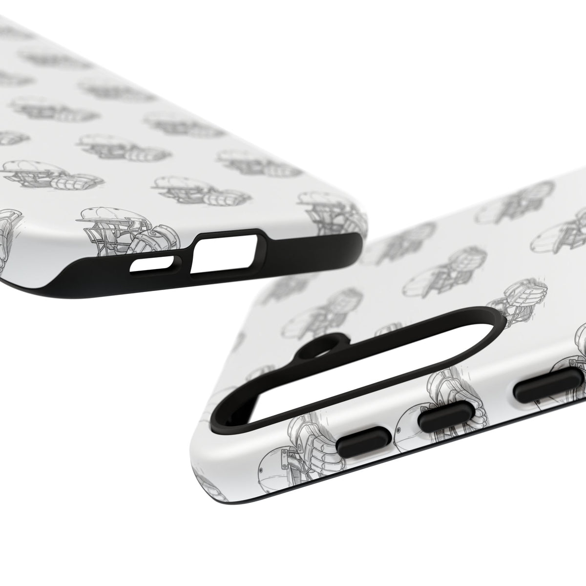 Phone Case Cricket Gear Repeat Pattern,Tough Case