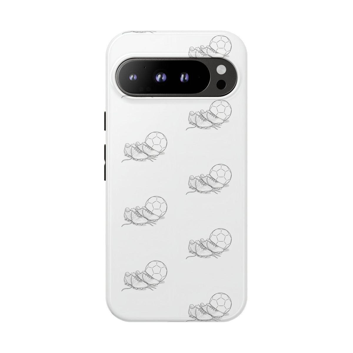 Phone Case, Football Boots & Ball Pattern, Tough Cases — Sports Phone Case