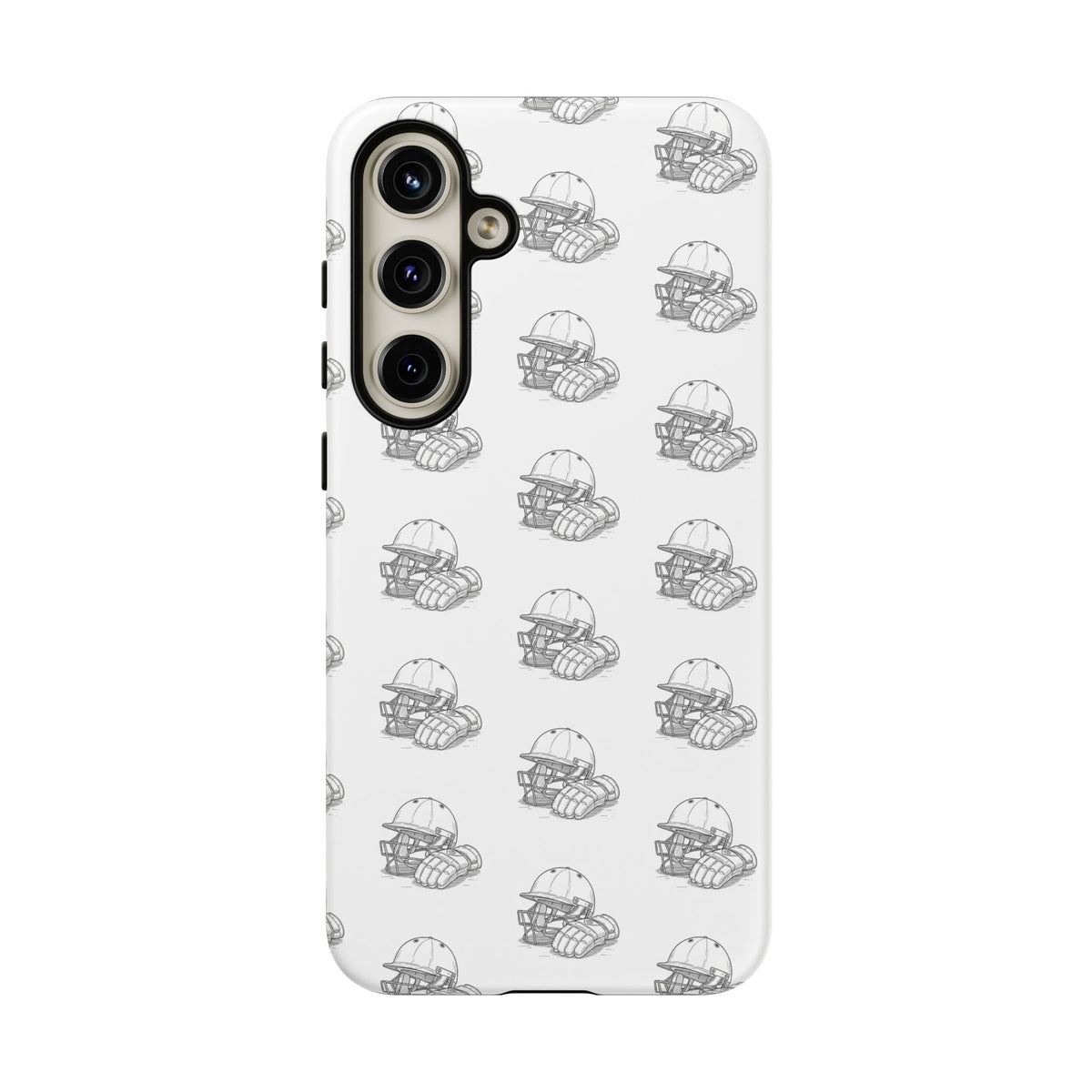 Phone Case Cricket Gear Repeat Pattern,Tough Case