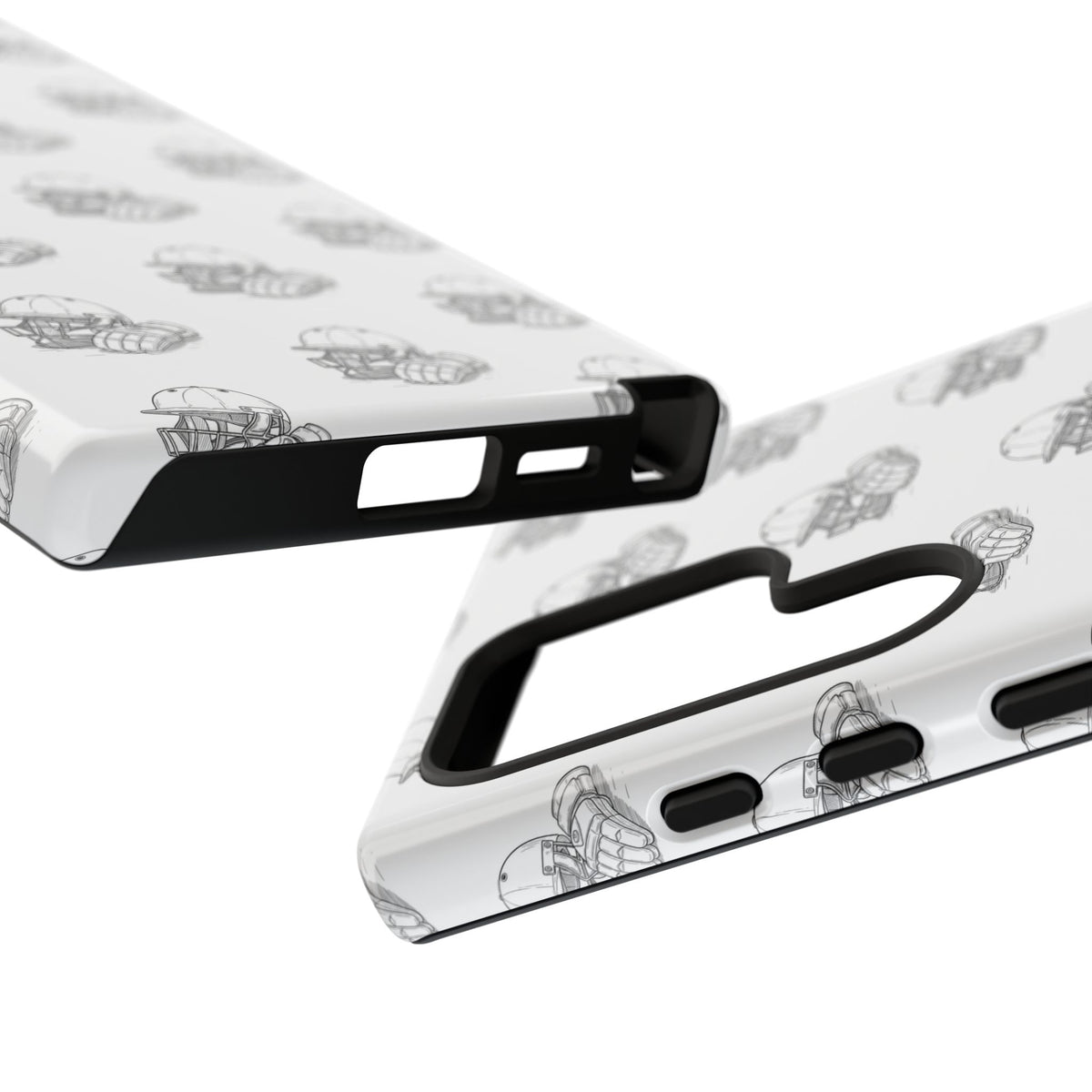 Phone Case Cricket Gear Repeat Pattern,Tough Case