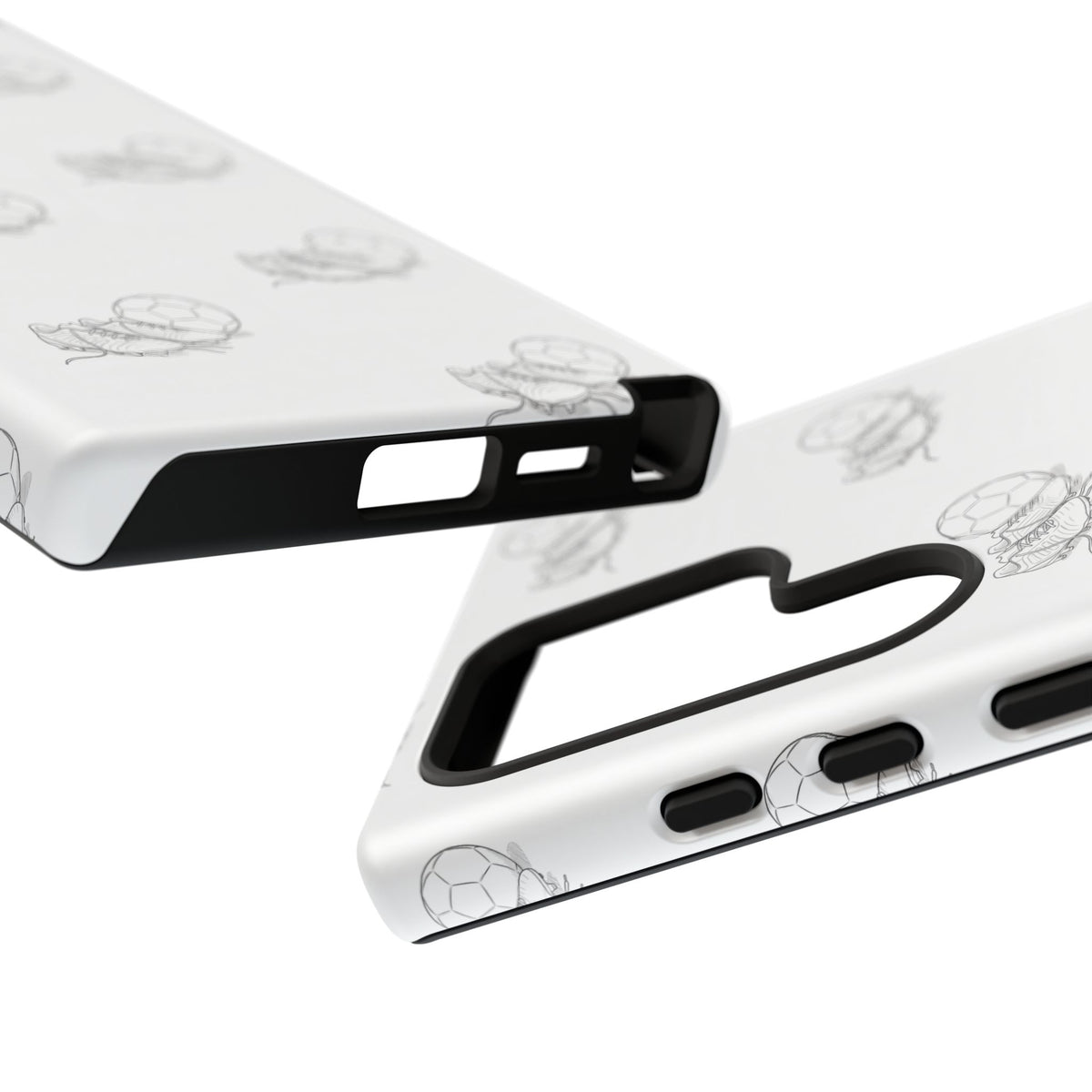 Phone Case, Football Boots & Ball Pattern, Tough Cases — Sports Phone Case