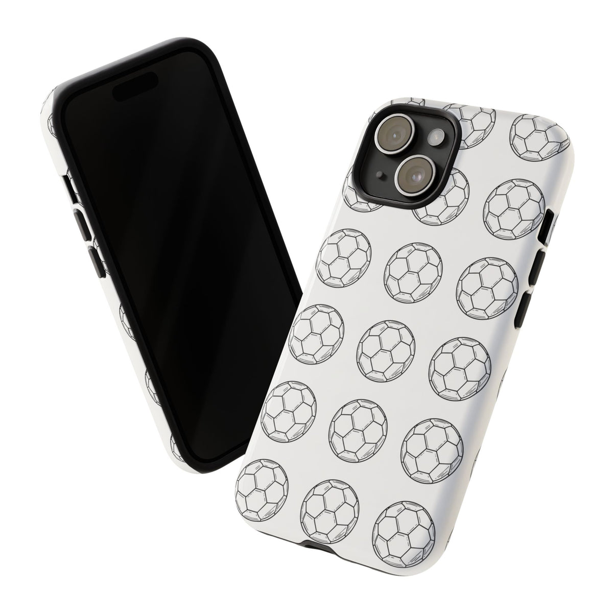 Phone Case, Football Minimalist Football Repeat Design, Tough Case