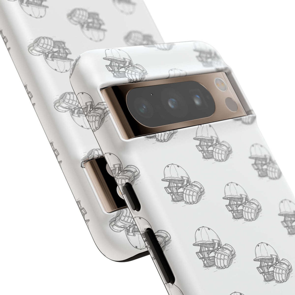 Phone Case Cricket Gear Repeat Pattern,Tough Case
