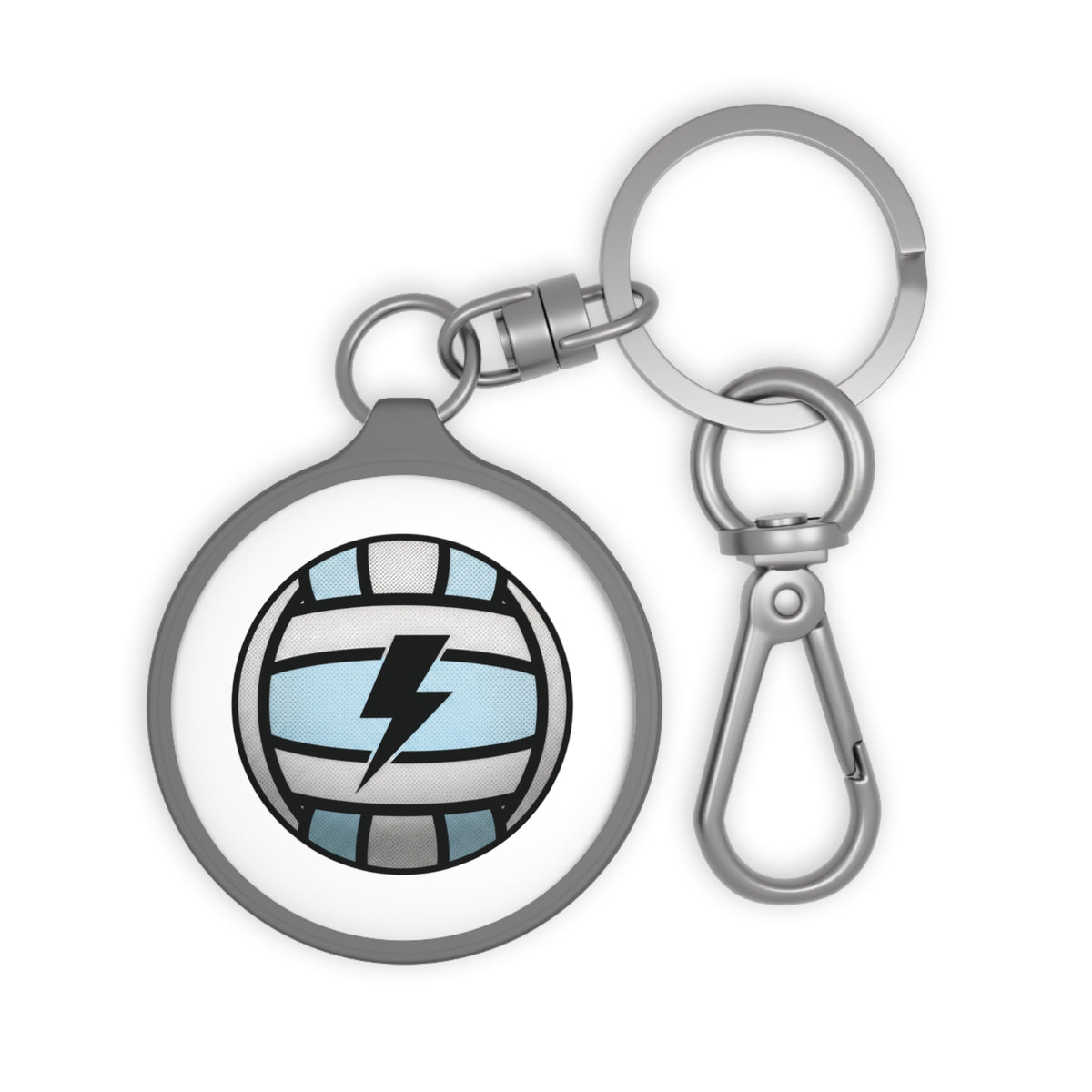 Keyring Bag Tag, Netball, Image design