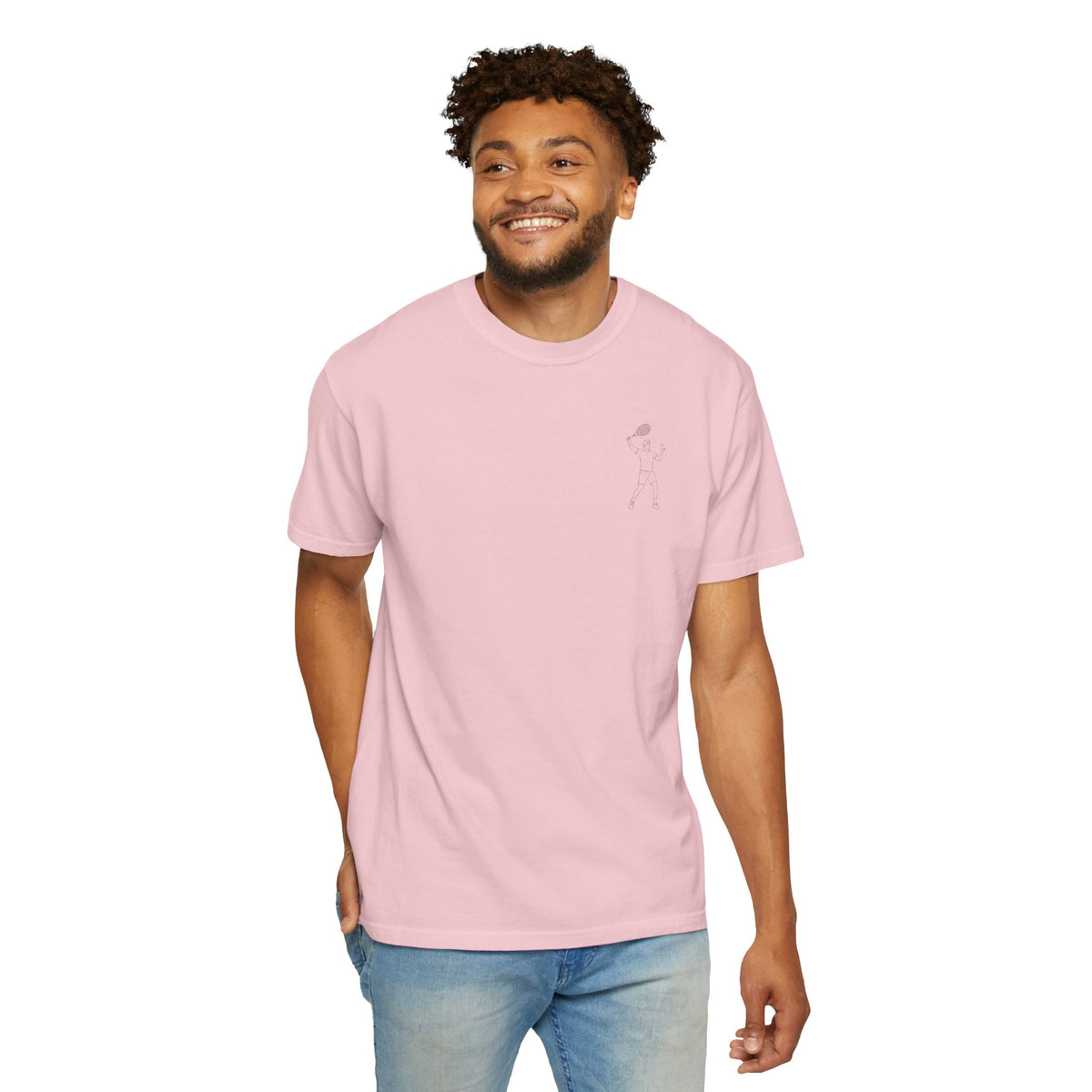 Copy of T shirt, Cricket Batsman Minimalist sketch design