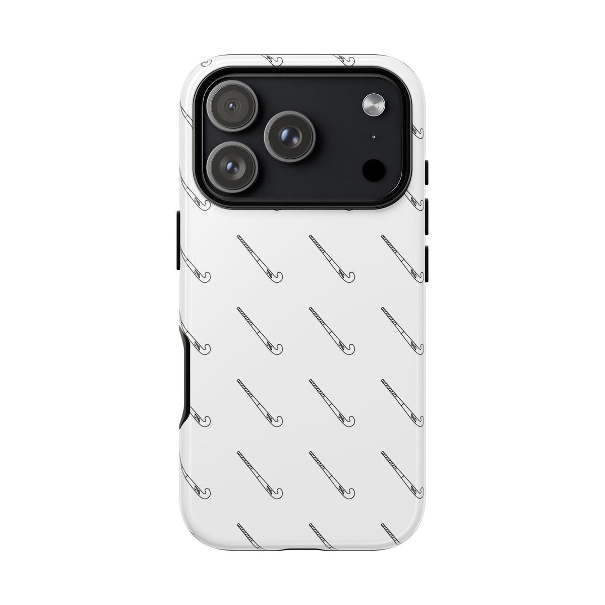 Phone Case, Hockey Stick Pattern, Tough Cases