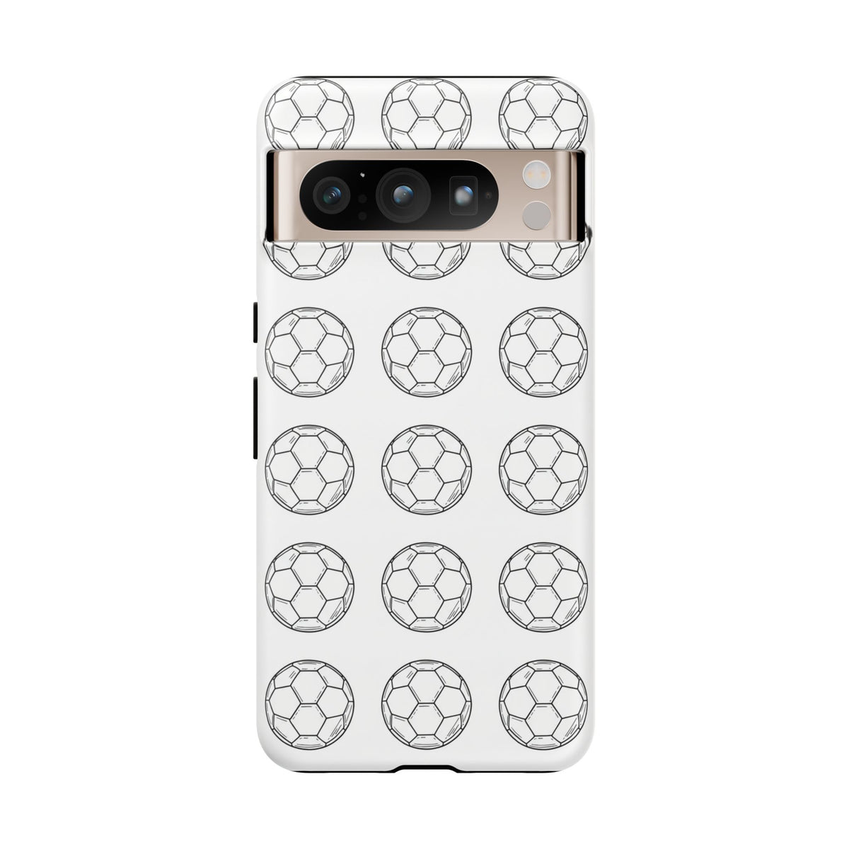 Phone Case, Football Minimalist Football Repeat Design, Tough Case