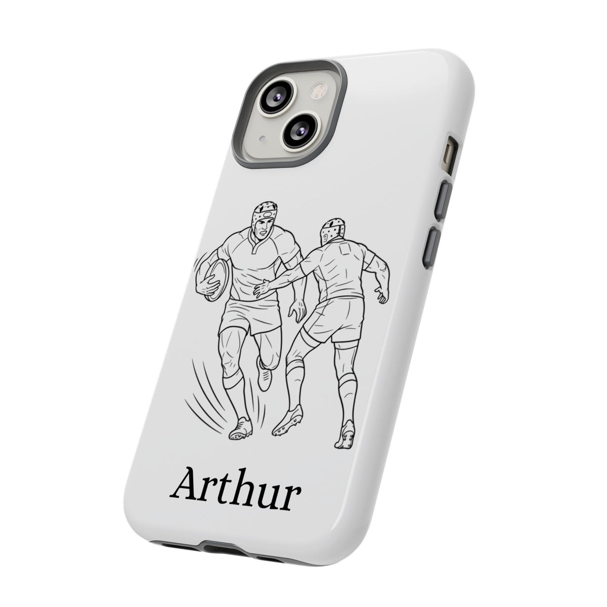 Personalised Phone Case, Rugby sidestep, Tough Case,  Custom Name