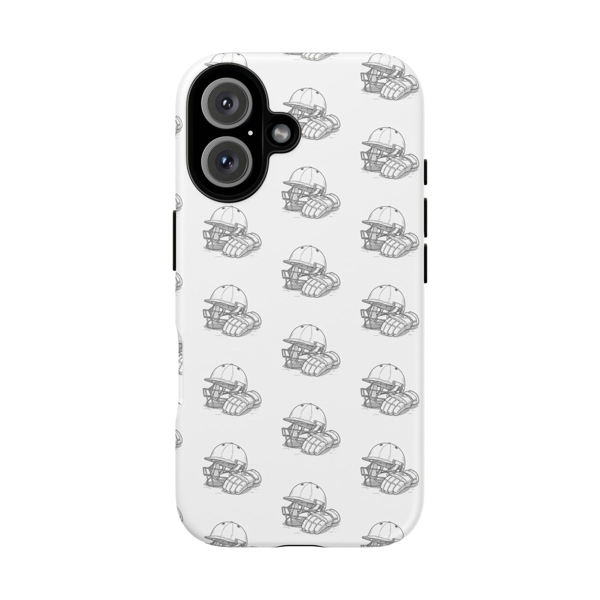 Phone Case Cricket Gear Repeat Pattern,Tough Case