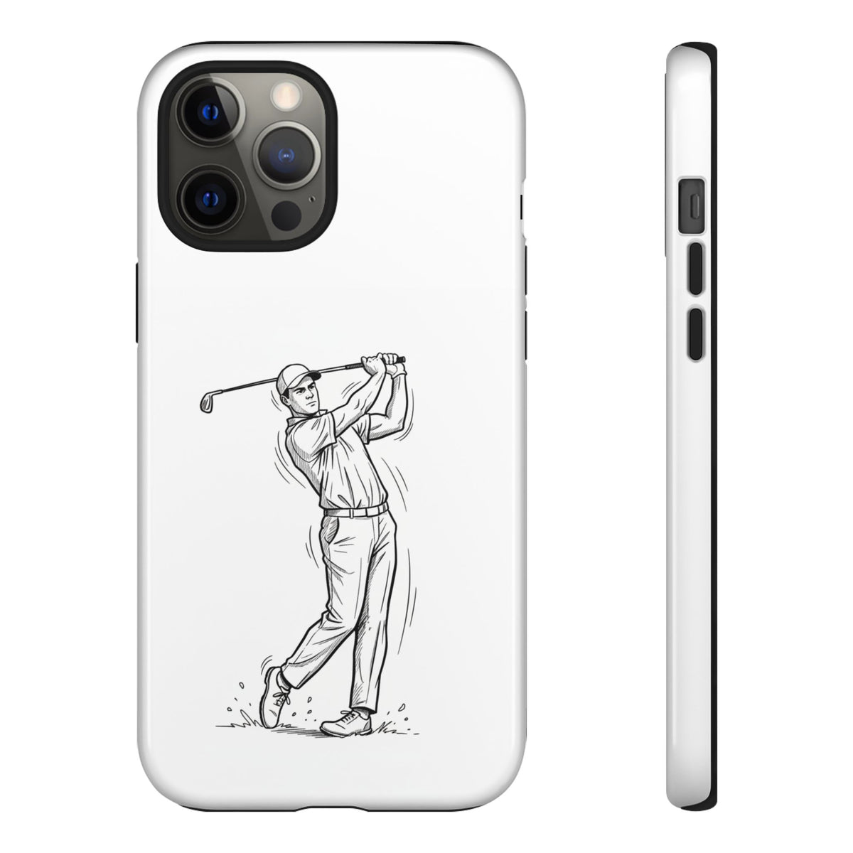 Phone Case, Golf Long Drive Design, Tough Case