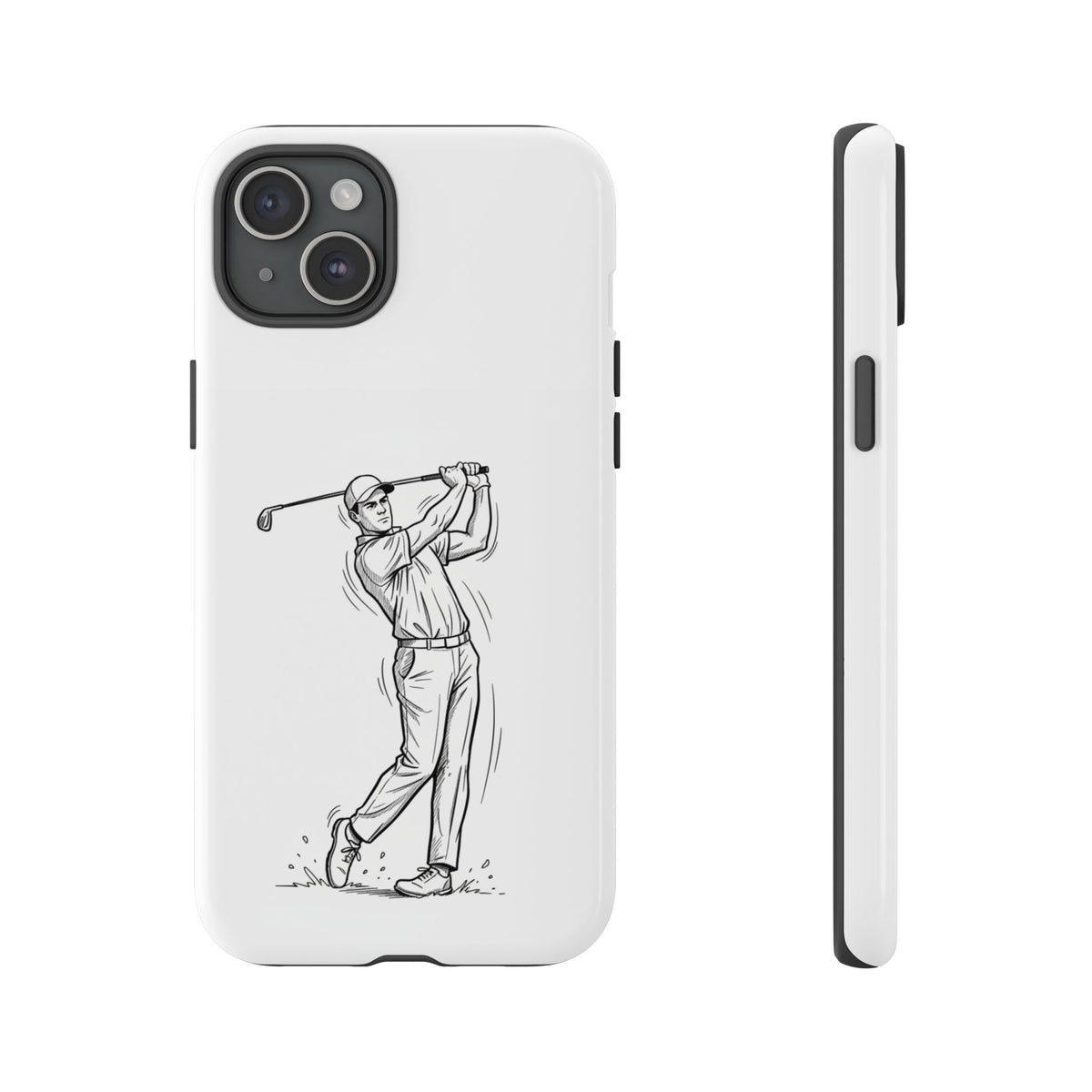 Phone Case, Golf Long Drive Design, Tough Case