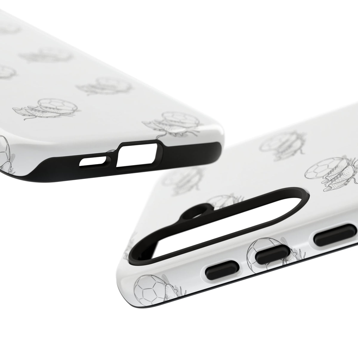 Phone Case, Football Boots & Ball Pattern, Tough Cases — Sports Phone Case