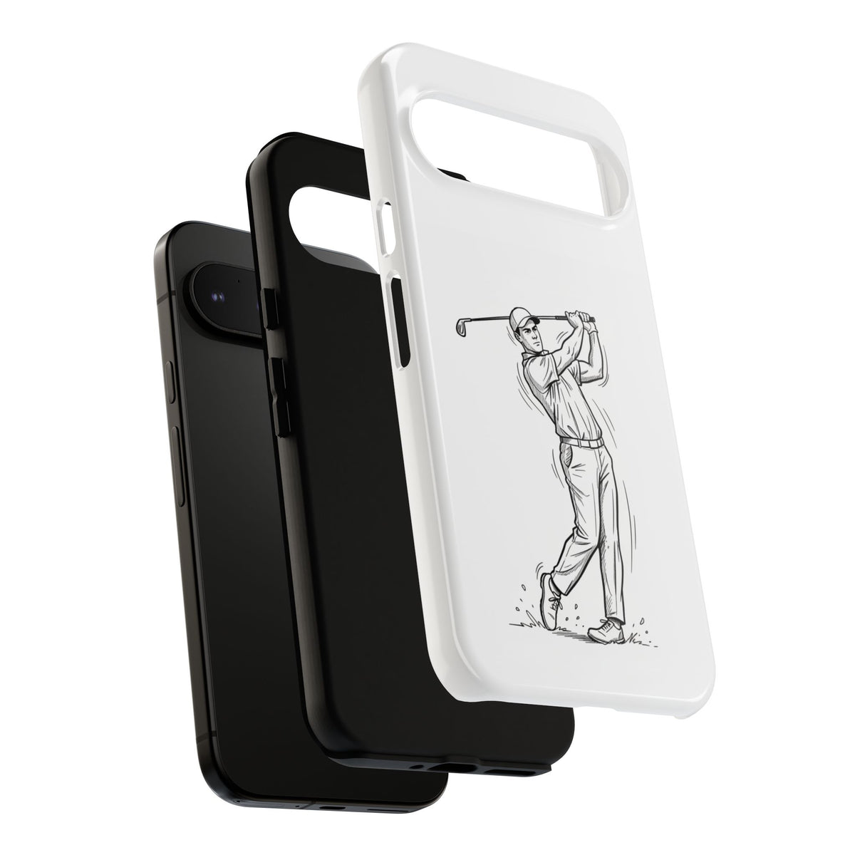 Phone Case, Golf Long Drive Design, Tough Case