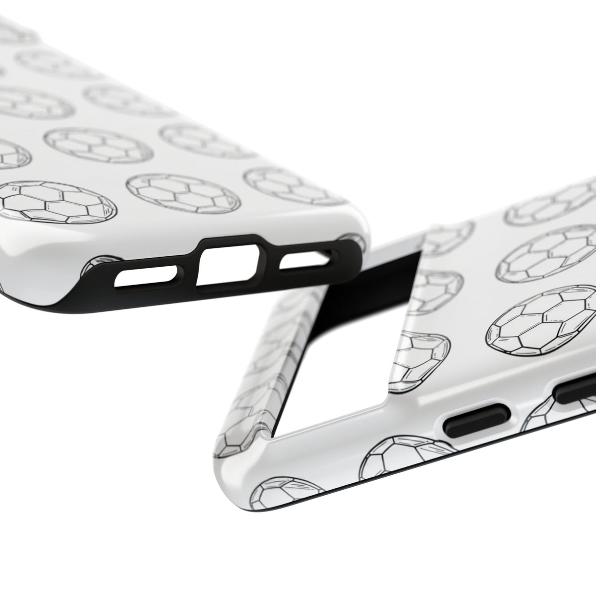 Phone Case, Football Minimalist Football Repeat Design, Tough Case