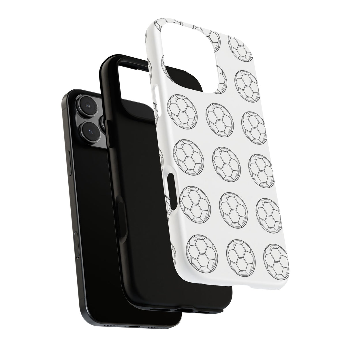 Phone Case, Football Minimalist Football Repeat Design, Tough Case