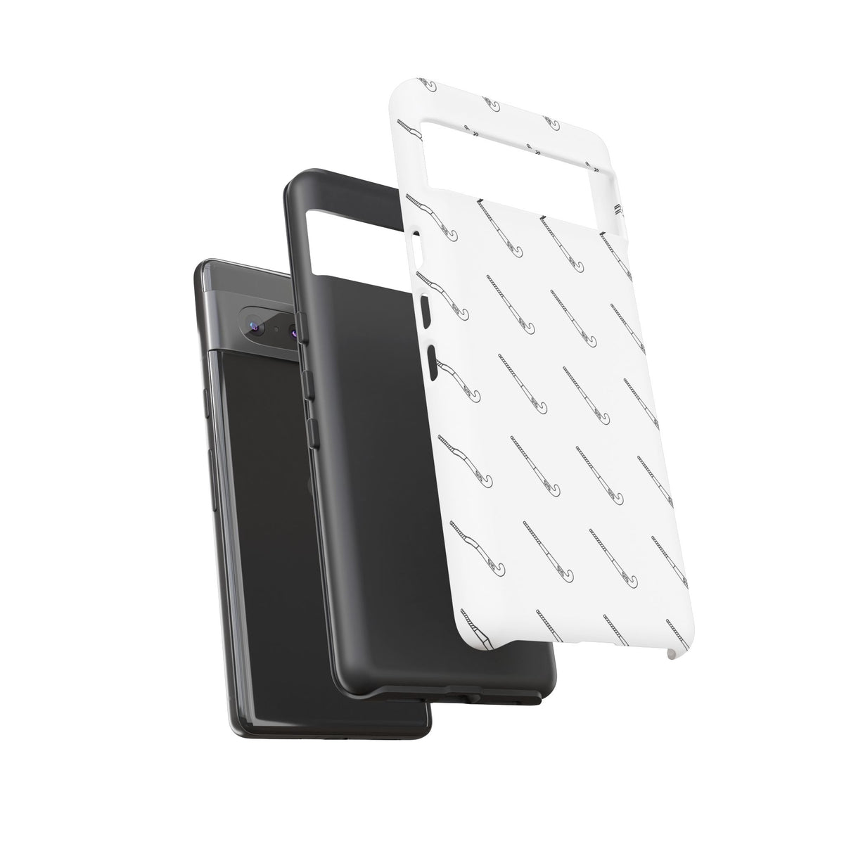 Phone Case, Hockey Stick Pattern, Tough Cases
