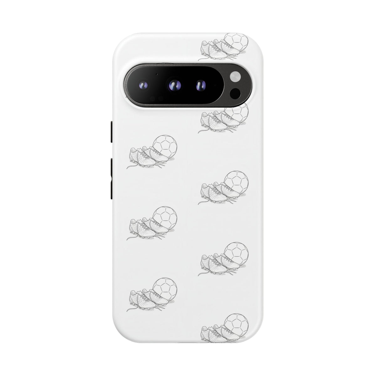 Phone Case, Football Boots & Ball Pattern, Tough Cases — Sports Phone Case