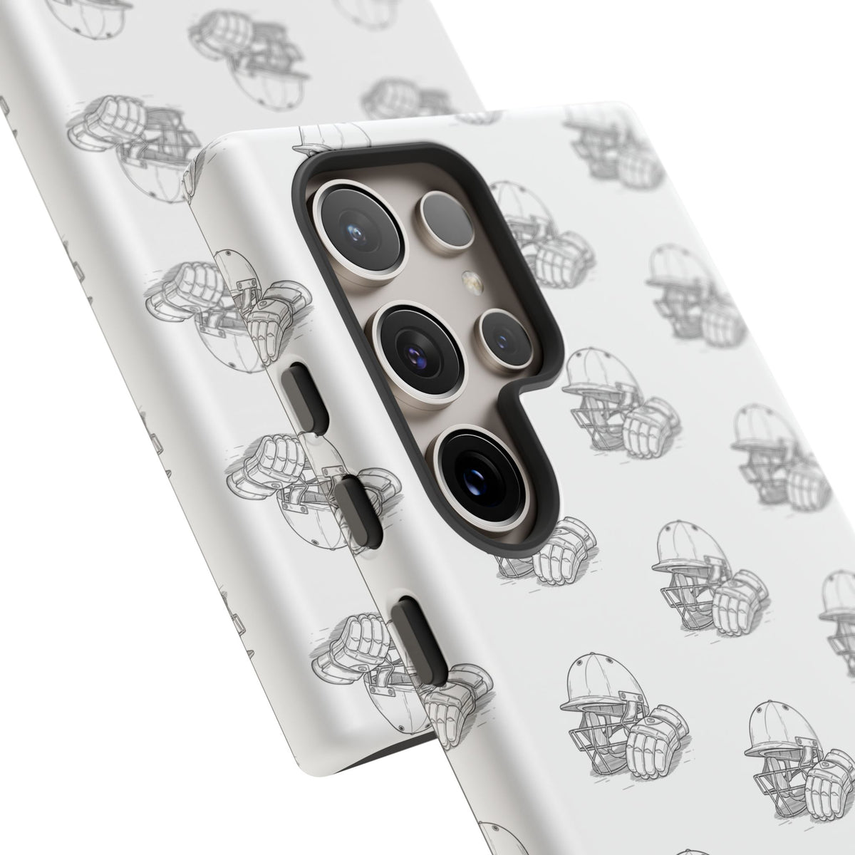 Phone Case Cricket Gear Repeat Pattern,Tough Case