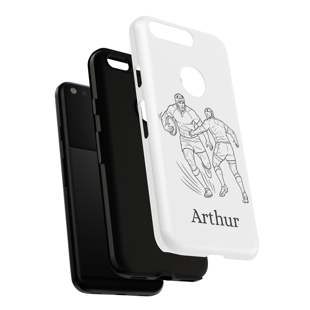 Personalised Phone Case, Rugby sidestep, Tough Case,  Custom Name