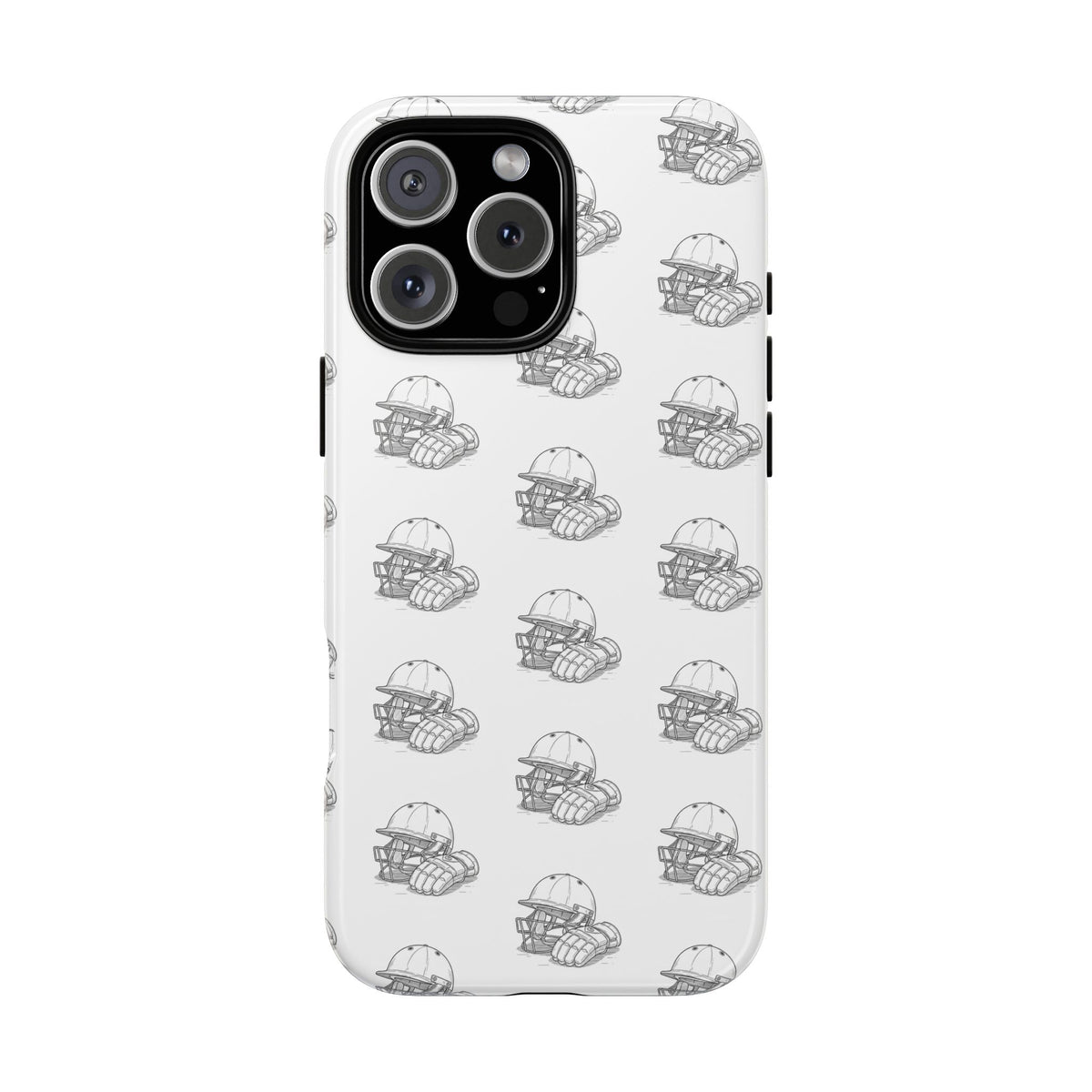 Phone Case Cricket Gear Repeat Pattern,Tough Case