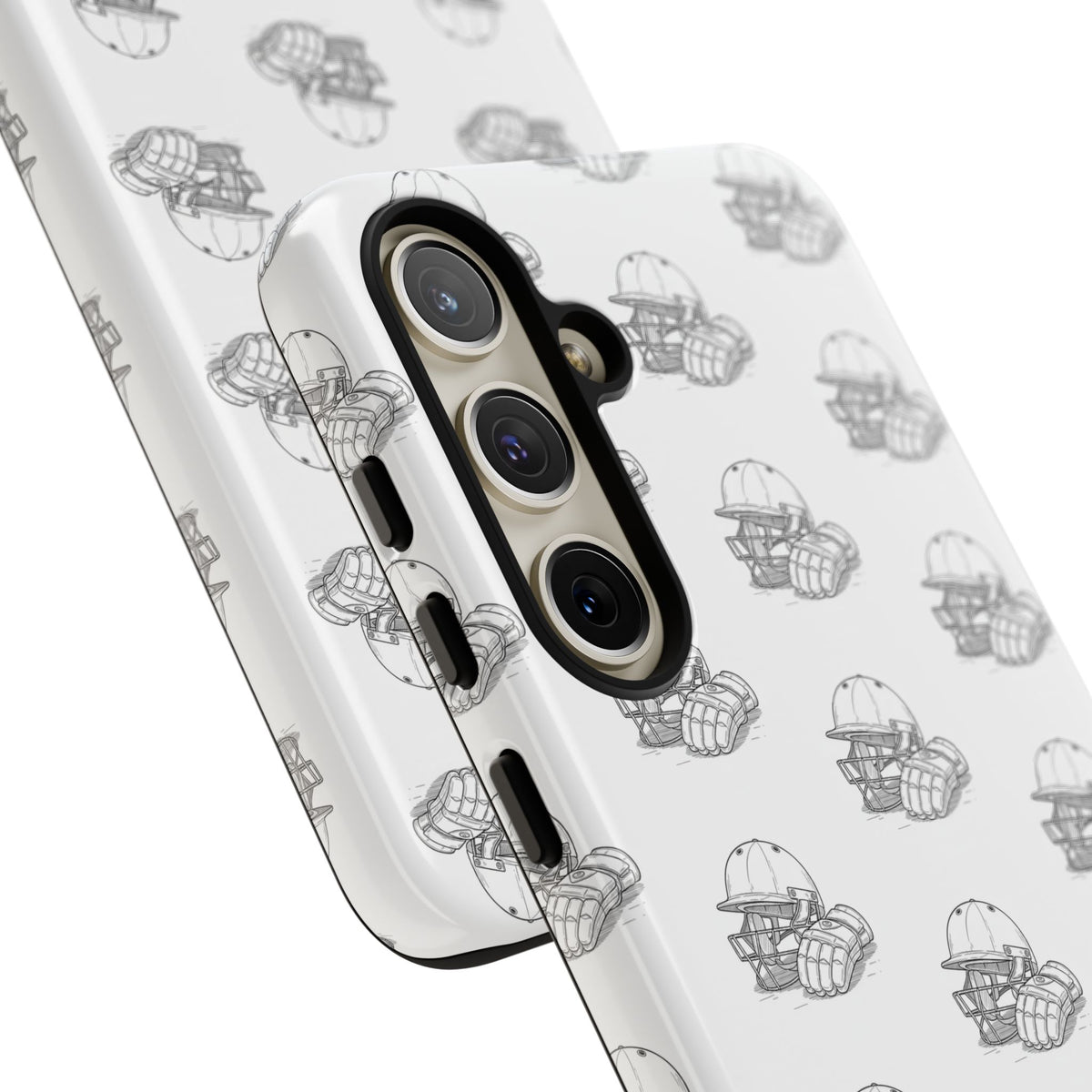 Phone Case Cricket Gear Repeat Pattern,Tough Case