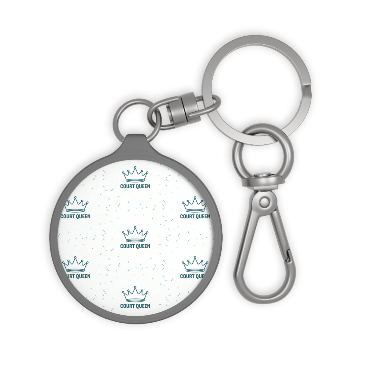 Keyring Bag Tag, Court Queen, Graphic design