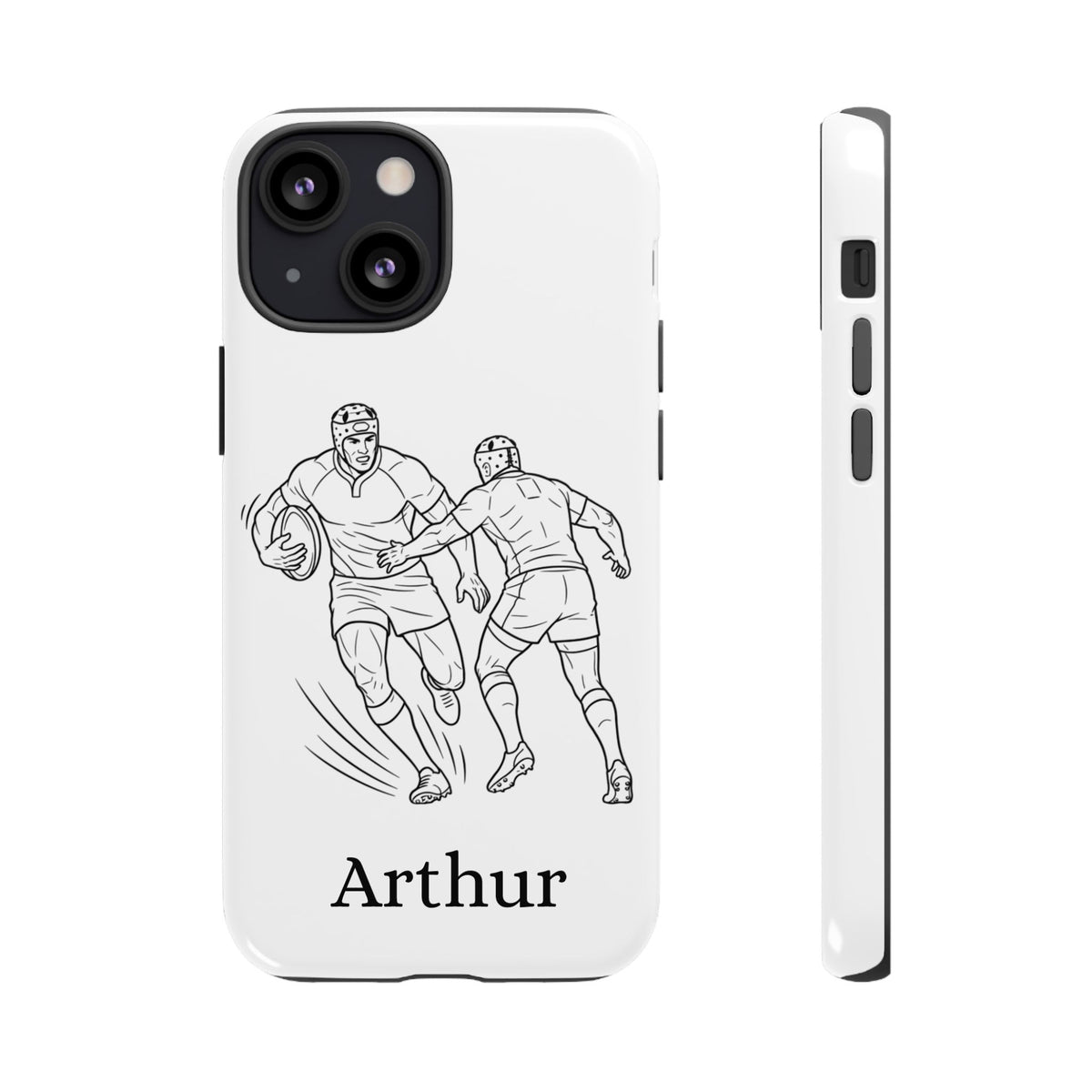 Personalised Phone Case, Rugby sidestep, Tough Case,  Custom Name