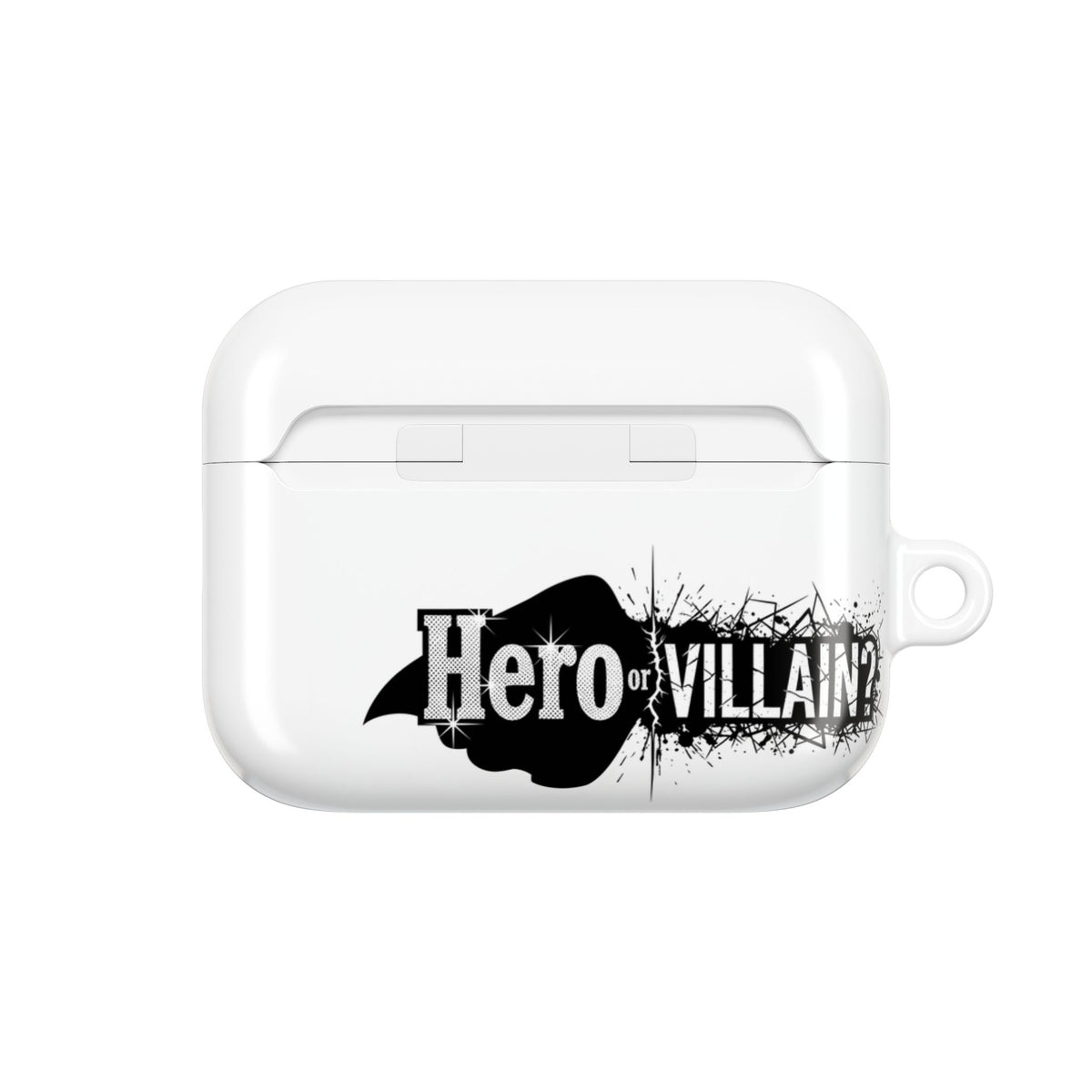 AirPods Case Protective Cover  - Hockey Goalie Design | Hero or Villain -  'You Decide'