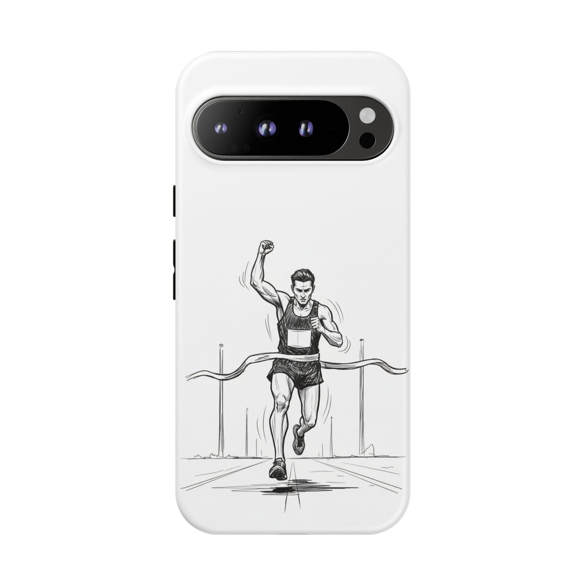 Phone Case, Running, finish line design, Tough Case