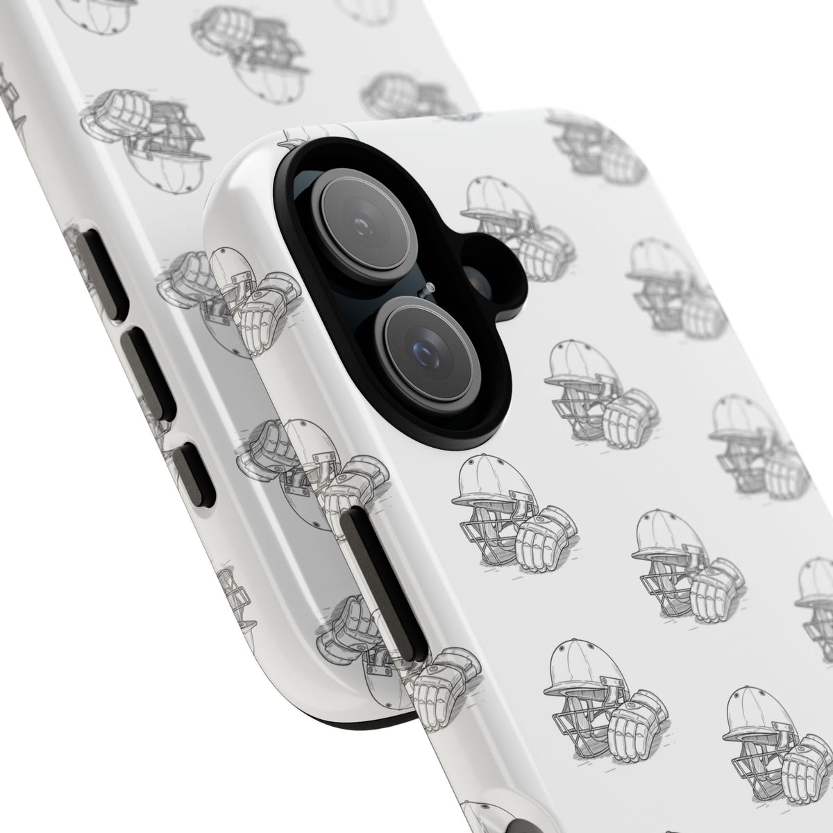 Phone Case Cricket Gear Repeat Pattern,Tough Case