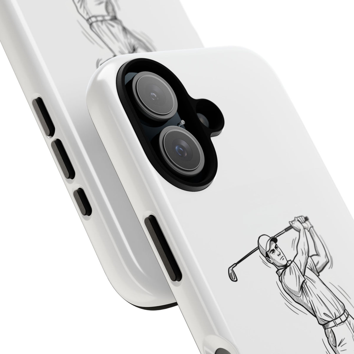 Phone Case, Golf Long Drive Design, Tough Case