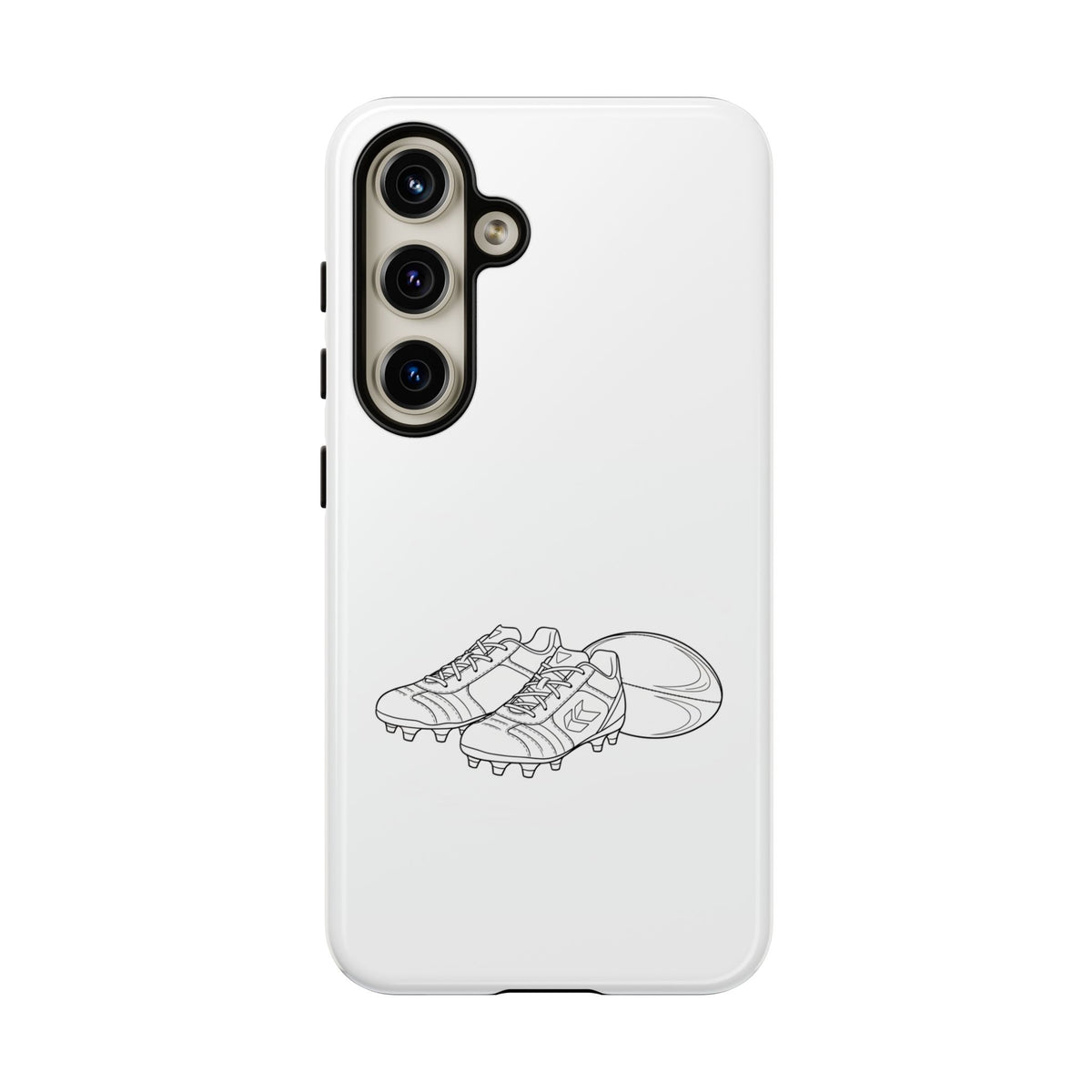 Phone Case, Rugby Ball & Boots Sketch, Tough Case