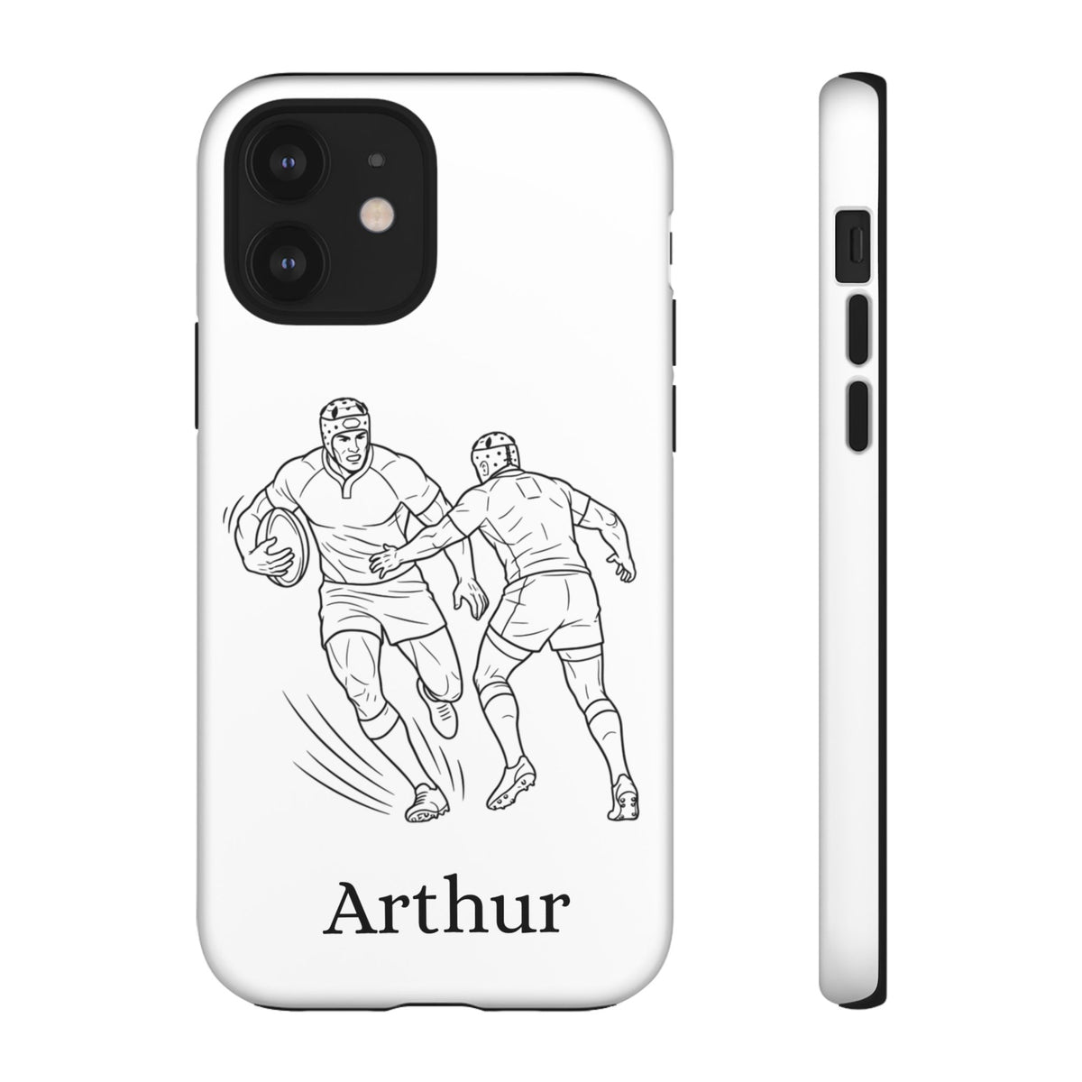 Personalised Phone Case, Rugby sidestep, Tough Case,  Custom Name